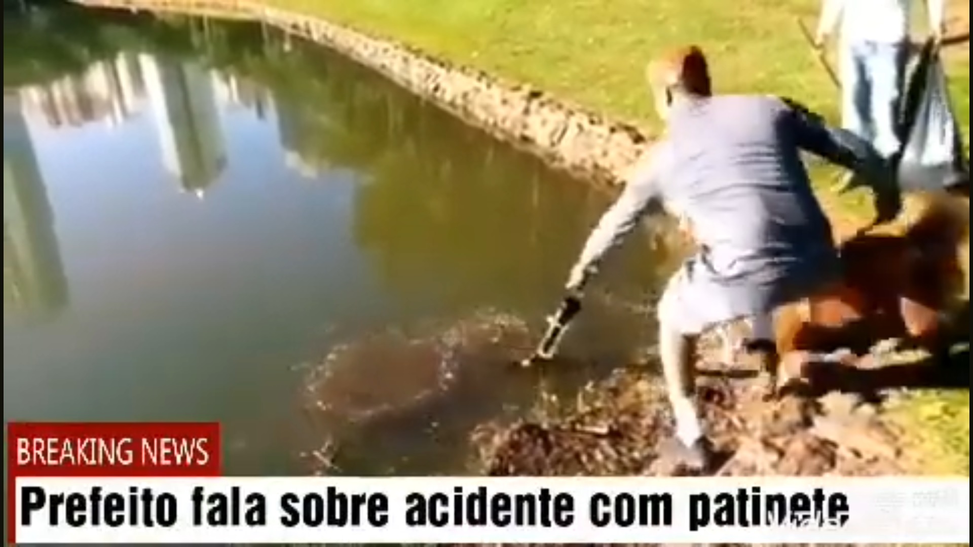 Acidente da Weslayne Paniago com Patinete