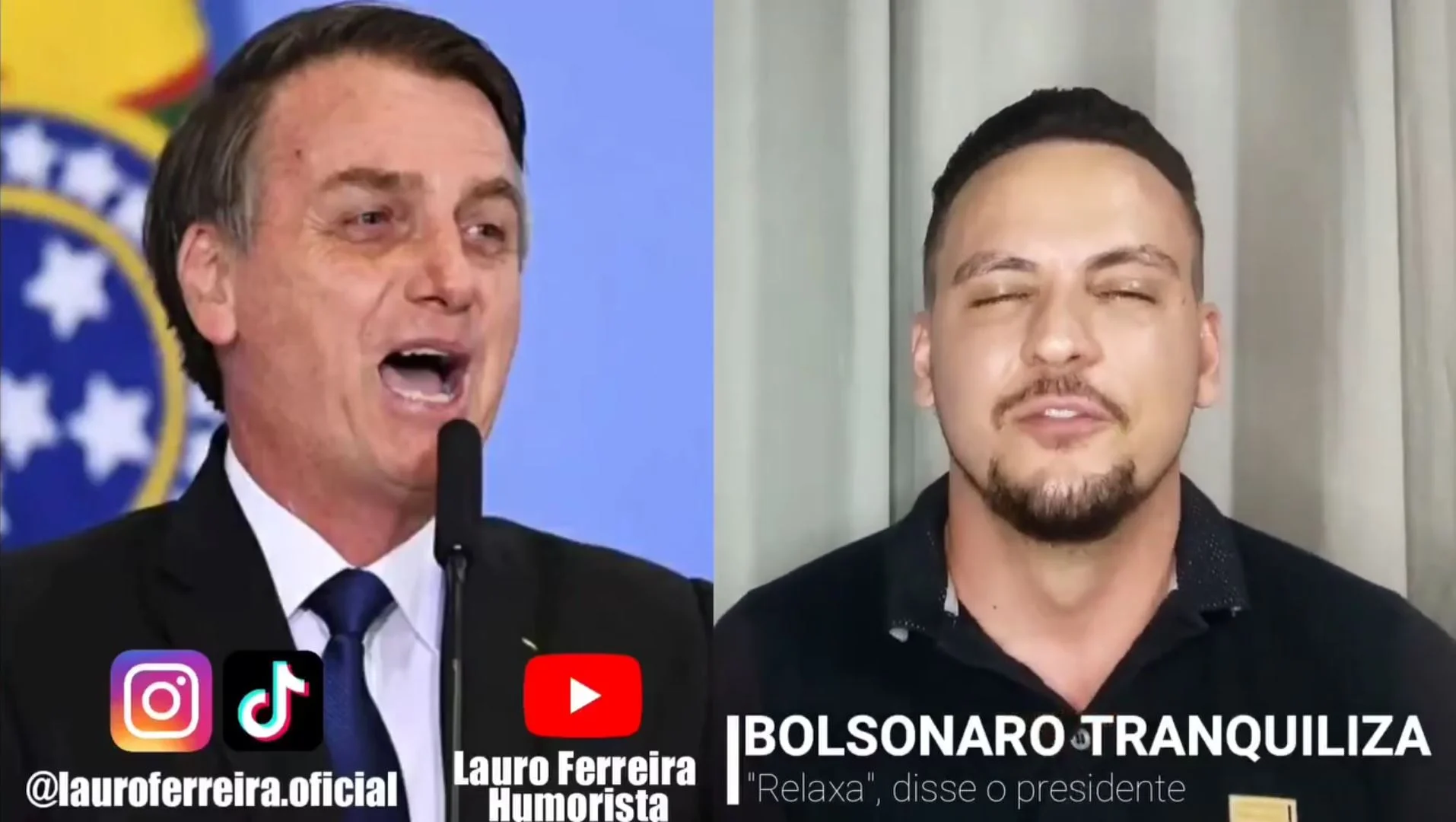 Bolsonaro tranquiliza população sobre Lula