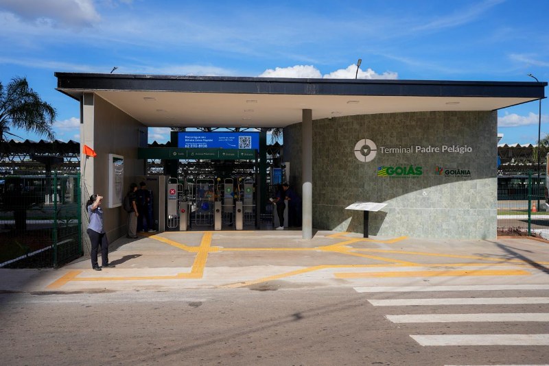 Goiânia ganha novo Terminal Padre Pelágio e primeiros ônibus a biometano do Brasil