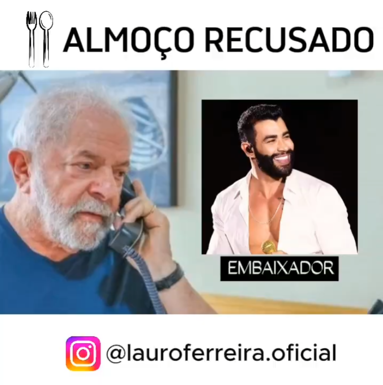 Gustavo Lima Recusa Almoço com Lula