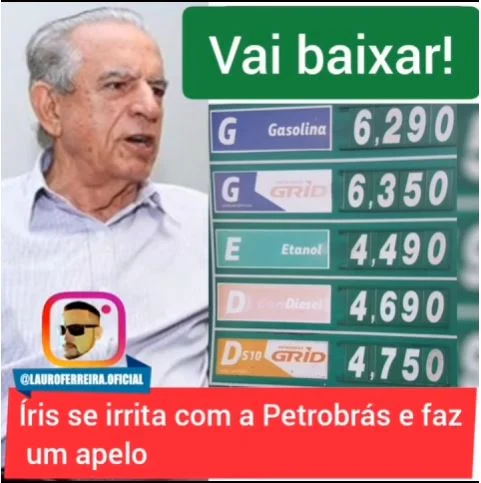 Íris e o Combustível em Alta
