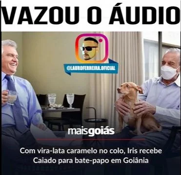 Íris recebe Caiado