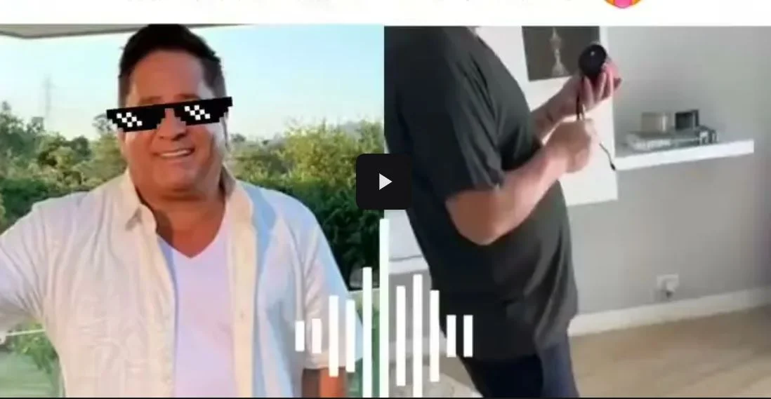 Leonardo surrupia caixinha de som