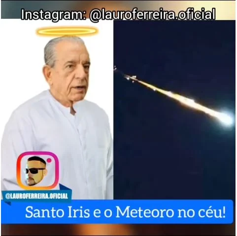 Meteoro nos céus de Goiânia