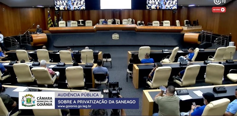 Privatização da Saneago em pauta na Câmara