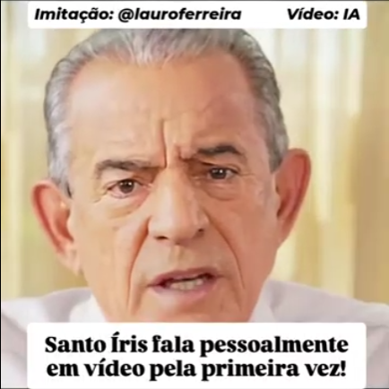 Santo Iris Fala Pessoalmente em vídeo pela primeira vez