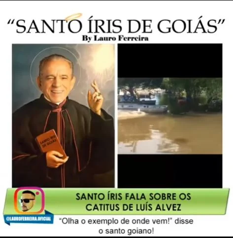 Santo Íris fala sobre os catitus de Luís Alves