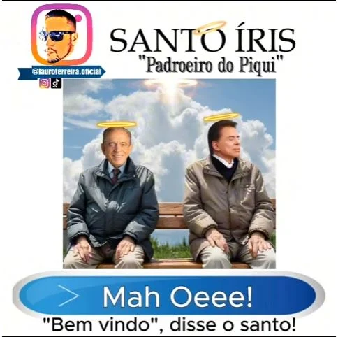 Santo Íris recebe silvio Santos