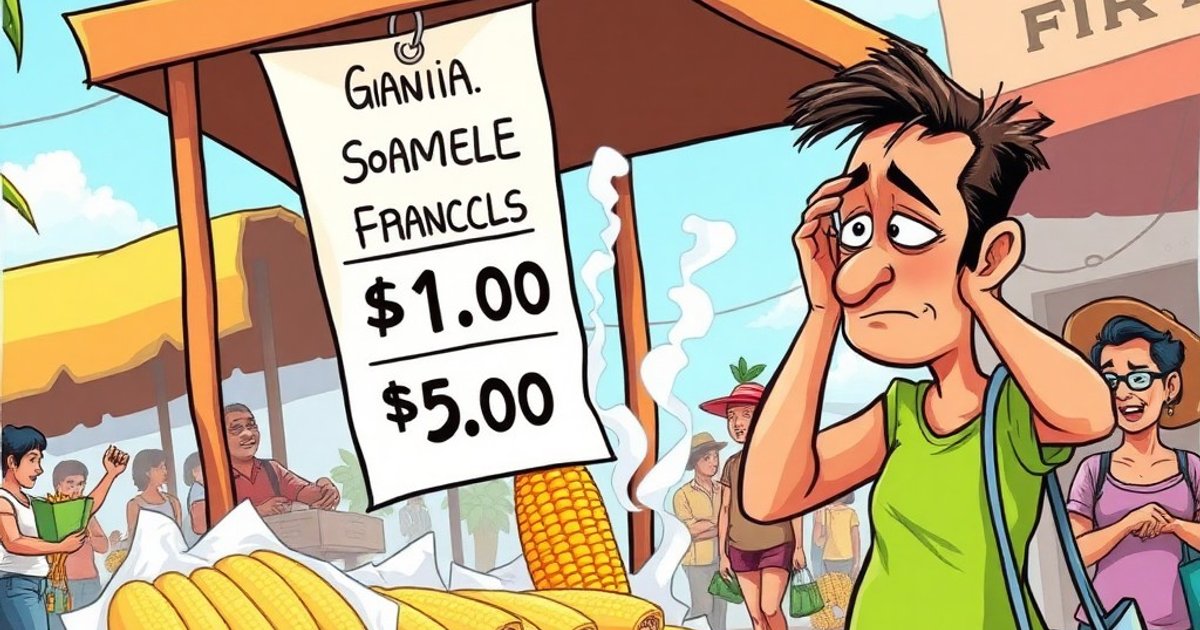 Pamonha sobe e goiano decreta luto na feira
