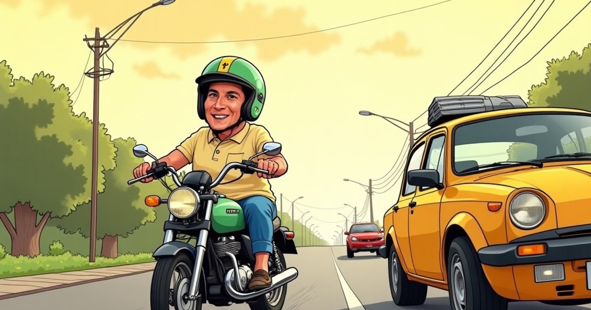 Ex 'acerta contas' com uma passada de motorista em Goiânia!